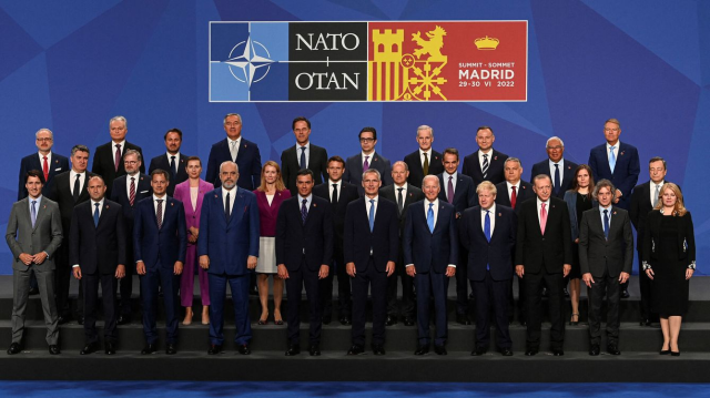Líderes de la OTAN en la Cumbre de Madrid, 2023
